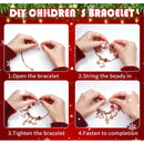 M-19 Christmas Jewelry Advent Calendar - DIY Charm Bracelet Kit with 24 Days of Surprises