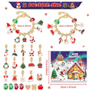 M-23 Christmas Jewelry Advent Calendar - DIY Charm Bracelet Kit with 24 Days of Surprises