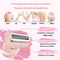 U34 Pink 2-in-1 Electric Razor for Women - Multifunctional Rechargeable Hair Removal Shaver