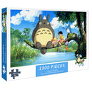 (2 PCS) 1000-Piece My Neighbor Totoro Jigsaw Puzzle - High Difficulty Stress-Relief  Toy