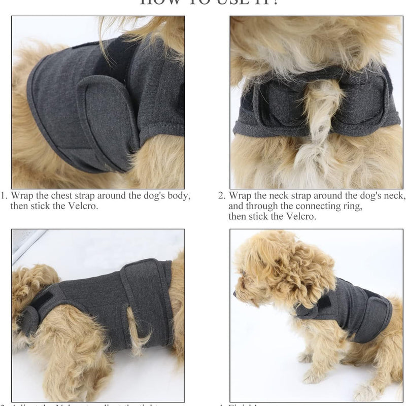 XXXL Dog Vest Jacket - Warm, Soft, and Comfortable Dog Coat for Winter, Calming and Insulating Dog Apparel