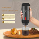 White Portable Fully Automatic Espresso Coffee Machine - Universal 3-in-1 Capsule, Coffee Powder & Espresso Maker