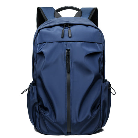 Blue Business Casual Laptop Backpack with USB Charging Port - Travel, Work, and Student Use