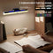 White Rechargeable LED Desk Light with Adjustable RGB and Study Mode