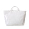 White Trendy Waterproof Tote Bag - Lightweight and Durable Carryall