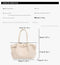 Beige Elegant Suede Tote Bag - Soft and Stylish Handbag for Everyday Use