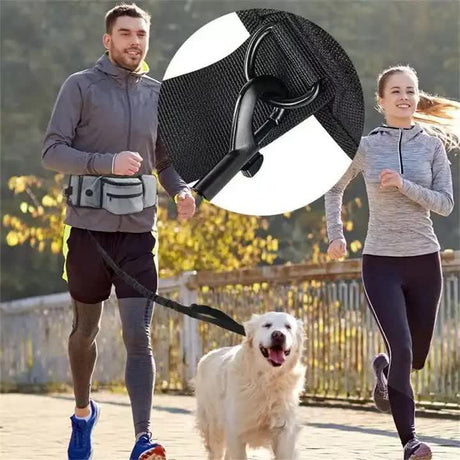 Black Portable Dog Training Bag - Multi-Function Pet Snack Pouch, Waste Bag Holder, and Training Waist Bag for Dog Walking and Outdoor Adventures