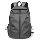 Grey Casual Korean Style Backpack - Versatile Laptop Bag for Students, Business, and Travel - Fashionable and Practical