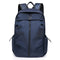 Dark Blue Casual Korean Style Backpack - Versatile Laptop Bag for Students, Business, and Travel - Fashionable and Practical