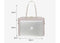 White Women’s Work Tote Bag – New Fashionable Laptop Bag, Large Capacity Business Briefcase, Commute & Office Tote