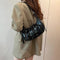 Black Elegant Bowknot Design Shoulder Bag - Chic Underarm Dumpling Bag for Trendy Looks