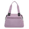 Purple Stylish Nylon Large Capacity Tote Bag for Work and Commute | Multi-Pocket Shoulder Bag | Fashionable Canvas Bag