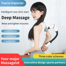 White Portable Elbow Massage Gun - 1200 mAh Muscle Relaxation Tool