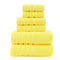 Yellow Luxury Cotton Towel Set - 6-Piece Ultra-Soft Bath, Hand, and Washcloth Set