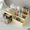 White Drawer-Style Cosmetic Organizer – Multifunctional Jewelry Storage Box for Desk - Minimalist Desk Organizer for Students