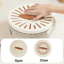 2PCS White Double-Layer Fruit and Vegetable Drain Basket - Multifunctional Collapsible Kitchen Strainer with Handle for Washing and Storage