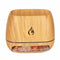 Wooden LED Flame Aromatherapy Diffuser with Humidifier - Ambient Light Essential Oil Diffuser