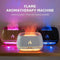 Wooden LED Flame Aromatherapy Diffuser with Humidifier - Ambient Light Essential Oil Diffuser