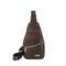 Dark Brown Women's Quilted Sling Bag - Stylish Crossbody Shoulder Backpack