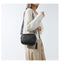 Black Trendy Crossbody Shoulder Bag with Tassel Accent - Compact and Stylish