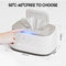 White USB-Powered Baby Wet Wipes Warmer - Portable and Adjustable Heating