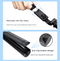 White Double Light 3-in-1 Bluetooth Selfie Stick with Tripod and Remote Control - Adjustable for Smartphones