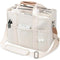 White Multi-Functional Canvas Tote Bag with Adjustable Strap - Spacious and Durable