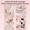 White Portable Electric Body Sculpting Massager - Slimming and Relaxation Tool