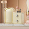 White Cute Bear-Themed Multi-Functional Cosmetic Storage Organizer with Drawers