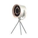 White Portable Retro-Style Desktop Air Purifier with Tripod Stand