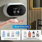 White Wall-Mounted Automatic Foam Soap Dispenser with LED Display