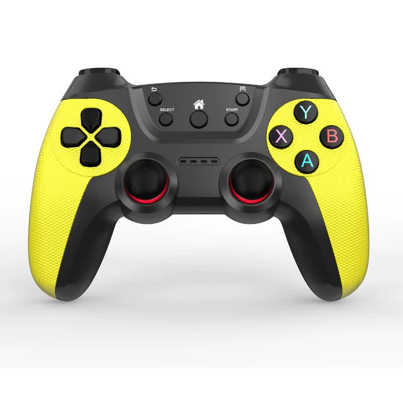 Yellow 2.4G Wireless Game Controller - Bluetooth Controller for Android Phones, PC, and Gaming Consoles