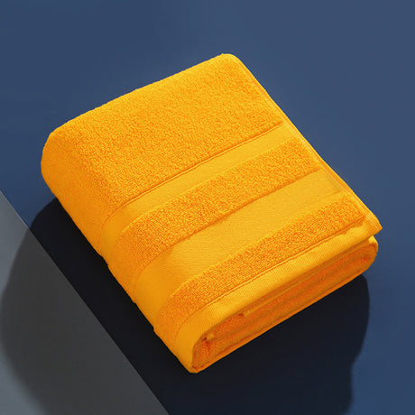 Yellow Luxury 100% Cotton Bath Towel - 70x140cm Soft & Absorbent 380g Towel