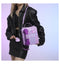 Purple Sweet Girl Creative Crossbody Bag with Telephone Design, PU Material, Lightweight and Unique