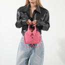 Pink Trendy Shirt-Inspired PU Shoulder Bag | Stylish Handbag with Unique Design