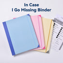 Yellow Accordion File Binder with 12 Envelopes - Durable Document Organizer