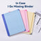 Yellow Accordion File Binder with 12 Envelopes - Durable Document Organizer