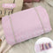 Pink Portable 4-in-1 Cosmetic Storage Bag, Removable Travel Organizer for Makeup, Toiletries, and Small Accessories