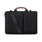 Black 15.6-Inch Shockproof Laptop Bag with Compartments - Slim Design, Travel-Ready