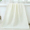 White  Luxury Cotton Waffle Bath Towel, Soft, Quick-Drying, Water Absorbent, Unisex, for Home Use