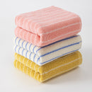 Blue Soft and Absorbent Cotton Towel Set | 3-Piece Luxury Bath Towels - Ideal for Adults, Face & Bath Towels