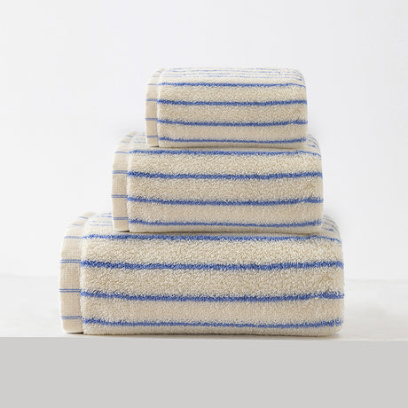 White Soft and Absorbent Cotton Towel Set | 3-Piece Luxury Bath Towels - Ideal for Adults, Face & Bath Towels