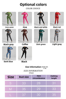 Black Size M Tie-Dye Yoga Set Long Sleeve Butt Lift Leggings Seamless Workout Training Gym Clothes