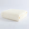 White Pure Cotton Waffle Weave Bath Towel - Soft, Absorbent & Extra Large 70x140 cm for Home Use