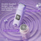 Purple Double-Headed Hair Removal Trimmer - Precision Shaving & Shortening with Type-C Charging