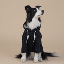 XL Black Cute Dog Hoodie with Adjustable Drawstring - Available in Various Sizes