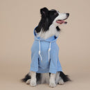 XL Blue Cute Dog Hoodie with Adjustable Drawstring - Available in Various Sizes