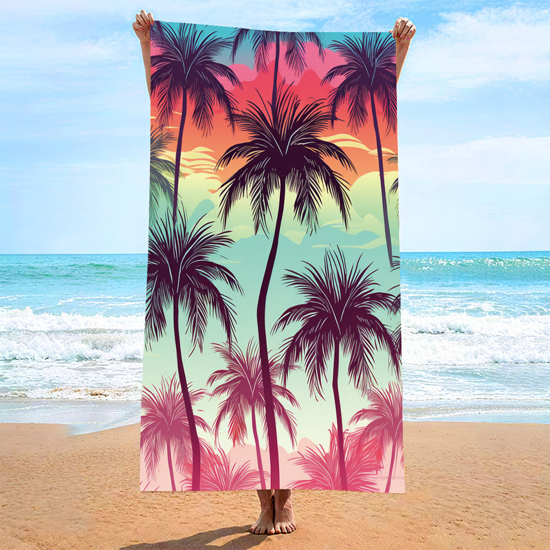 2 pcs Extra Large Microfiber Double-Sided Beach Towel, Quick-Drying and Portable - STJ-003-X14