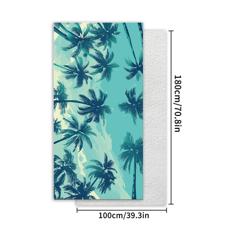 2 pcs Extra Large Microfiber Double-Sided Beach Towel, Quick-Drying and Portable - STJ-003-X14