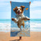 2 pcs Extra Large Microfiber Double-Sided Beach Towel, Quick-Drying and Portable - STJ-003-X23